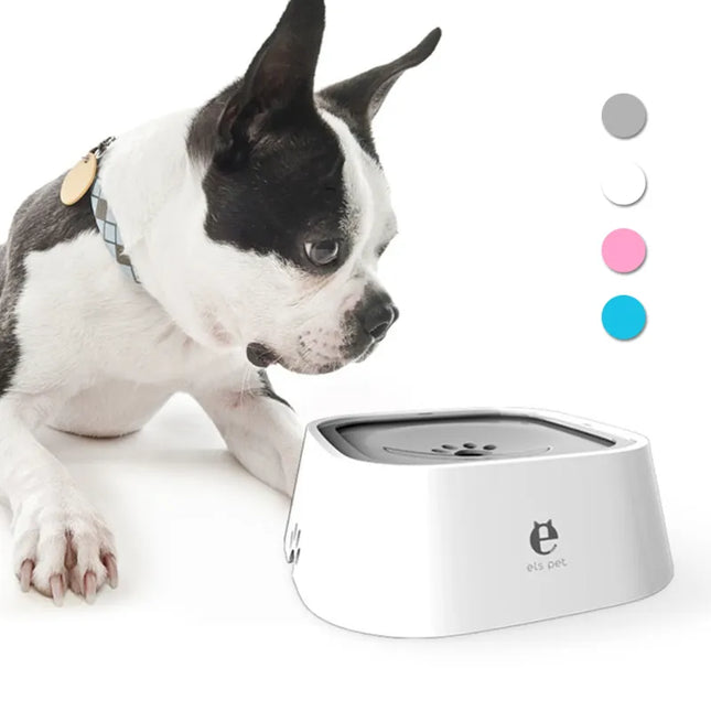 Anti-Spill Dog and Cat Drinking Water Bowl with Floating Disk